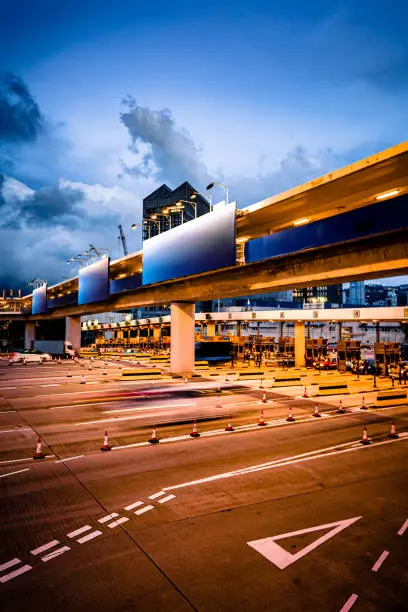 Photo of Toll plaza on Western Harbour Crossing, Hong Kong