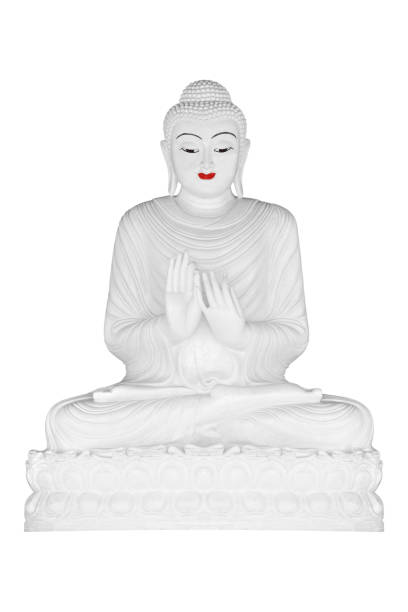 istock marble buddha statue isolated on white background 1323009243