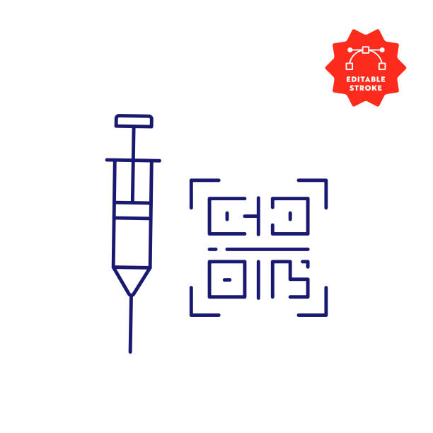 COVID-19 Vaccine Certificate Icon Coronavirus Vaccine Certificate Icon covid safe icons stock illustrations