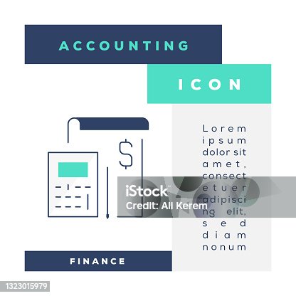 istock Accounting Icon 1323015979