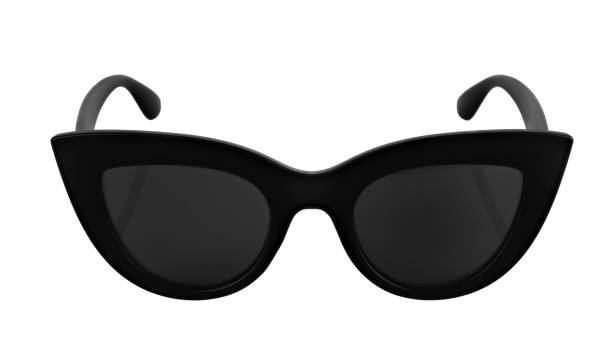 istock Black sunglasses isolated on white background. File contains clipping path. 1323019043