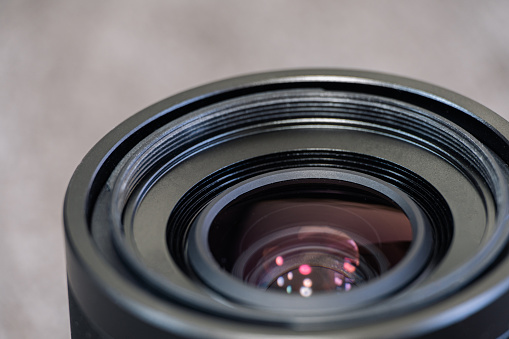 Camera lens of DSLR type.