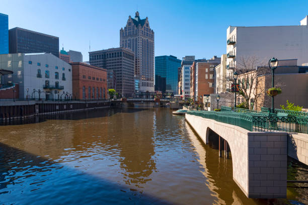 istock riverfront from kilbourn street in milwaukee 1323027716