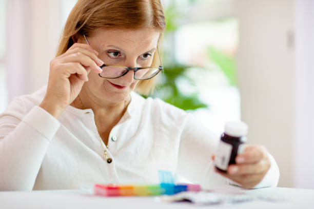istock Pill box for senior patient. Medicine container. 1323030429