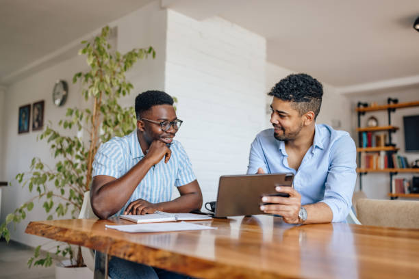 istock Adult man, spending time with his coworker. 1323036577