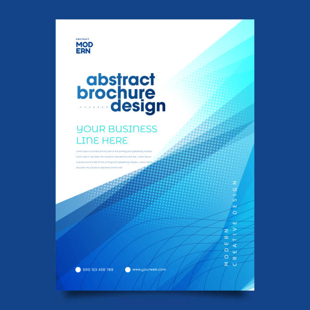 Brochure Flyer design Layout template Size A4, Front page and back page, infographics. Easy to use and edit. covering stock illustrations