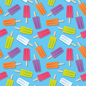 istock Summer Popsicle Seamless Pattern. 1323041144