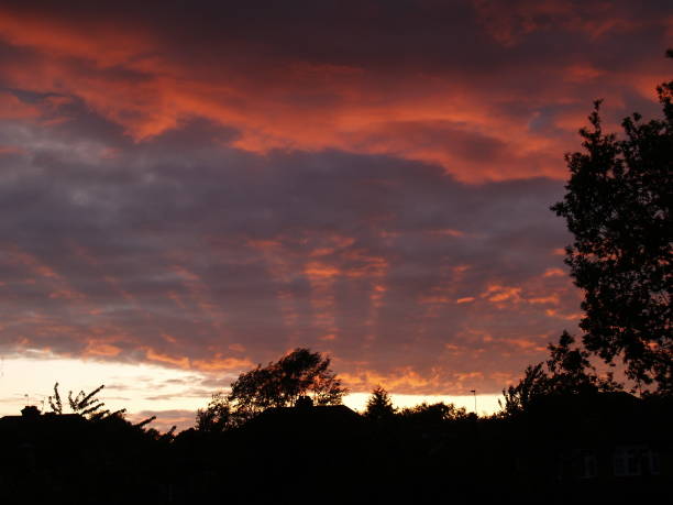 istock Beautiful early May sunset. 1323042946