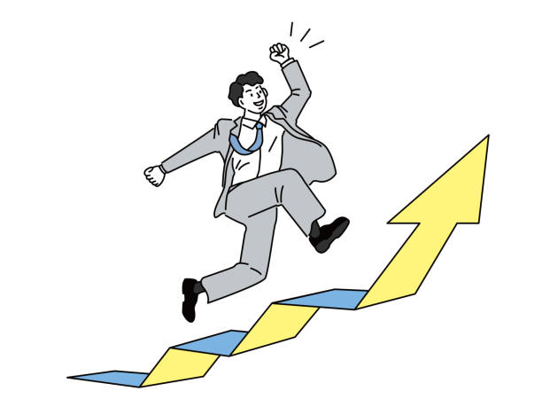 250点を超えるStep Upのイラスト素材、ロイヤリティフリーのベクター画像とクリップアート - iStock | 階段, 成長, 踏み出す