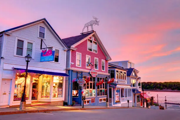 Bar Harbor is a popular tourist destination in the Down East region of Maine