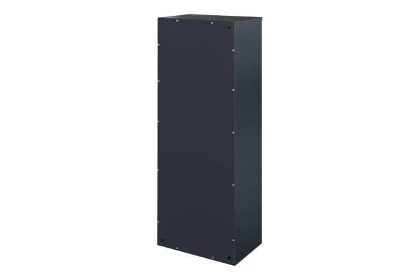 istock Mailboxes in the condo. metal mailbox with lockable center in condo. Mailbox on the white background isolated 1323056806
