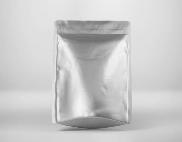 istock White Stand up foil pouch bag mockup template, blank food coffee doypack, 3d Rendering isolated on light background 1323062479