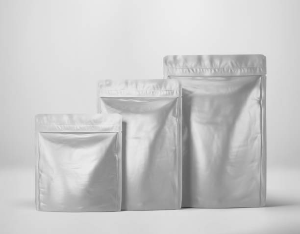 istock White Stand up foil pouch bag mockup template, blank food coffee doypack, 3d Rendering isolated on light background 1323062480