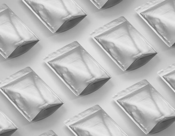 istock White Stand up foil pouch bag mockup template, blank food coffee doypack, 3d Rendering isolated on light background 1323062507