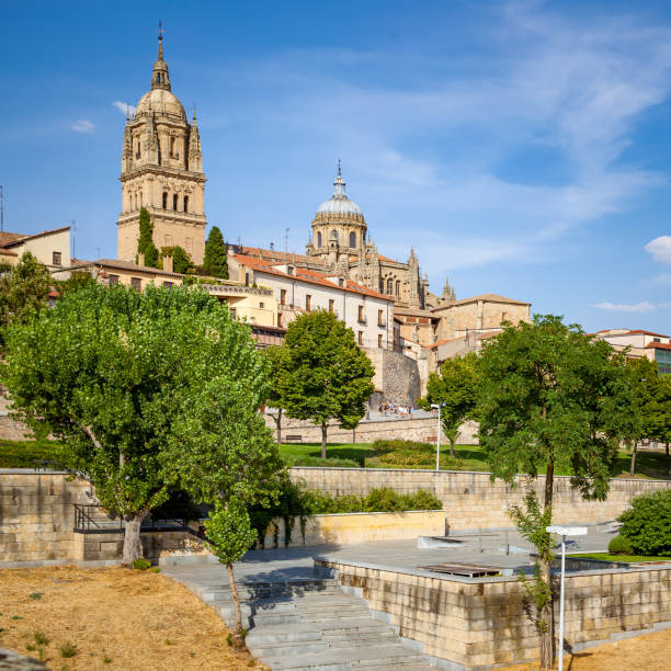 istock Park and Cathedral in Salamanca 1323064811