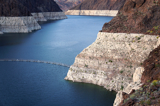 Lake Mead National Recreation Area, niedriger Wasserstand, Trockenheit, Nevada, Arizona