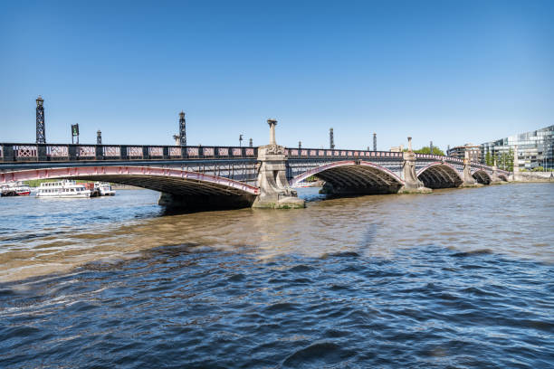istock Lambeth Bridge over the River Thames in London, UK 1323066064