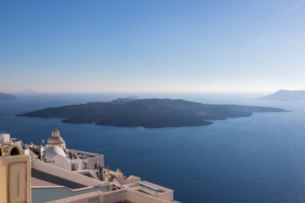 istock Sunset over Caldera on Santorini island in Greece 1323067929