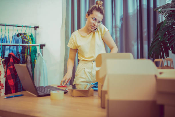 istock Shipping day at the designer's studio 1323069870