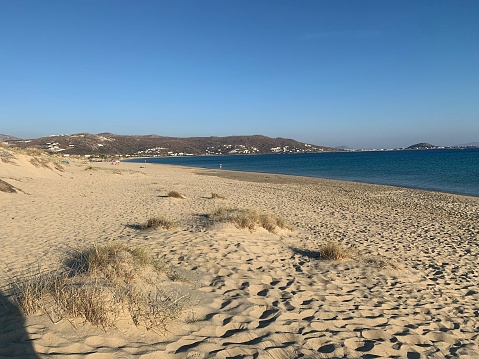 Beach on Greek island of Naxos