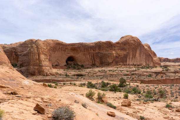 istock Corona arch hiking trail Moab Utah 1323076854