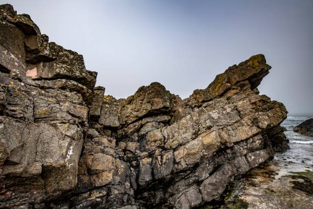 istock Foggy North Sea Coastline - Scotland. 1323076922