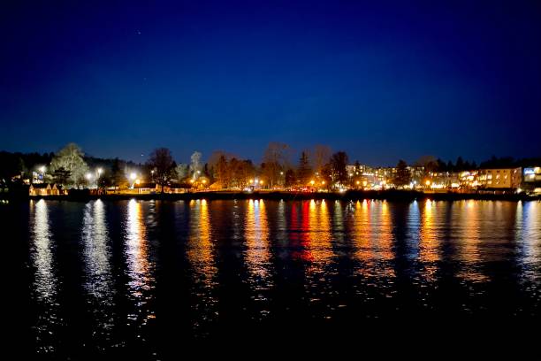 istock Juanita beach at night. 1323095395