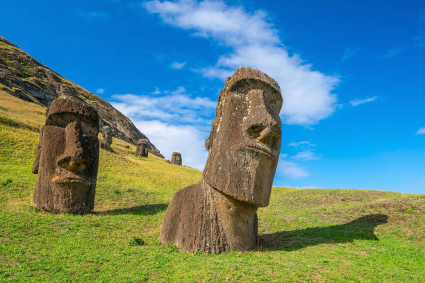 istock The ancient moai on Easter Island  of Chile 1323110149