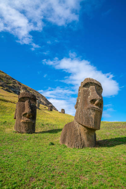 istock The ancient moai on Easter Island  of Chile 1323110167