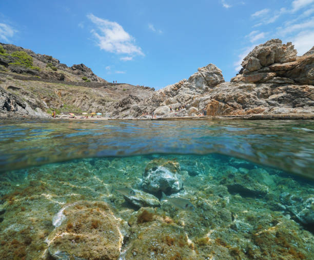 istock Spain Mediterranean sea rocky cove Cap de Creus 1323140434