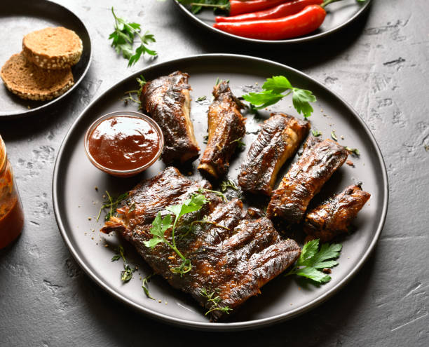 istock Spicy pork ribs 1323153157