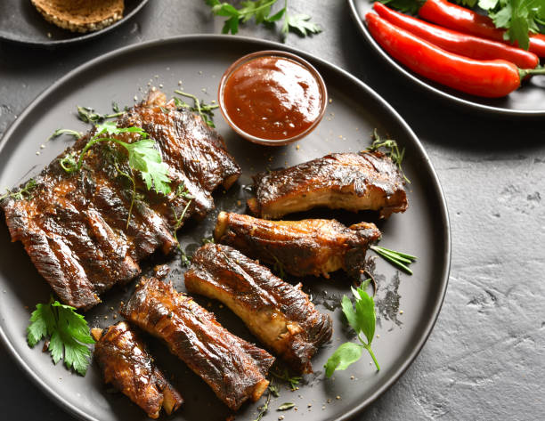 istock Spicy pork ribs 1323153164