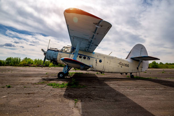 Free Stock Photo of Old Airplane Abandoned in Field | Download Free ...