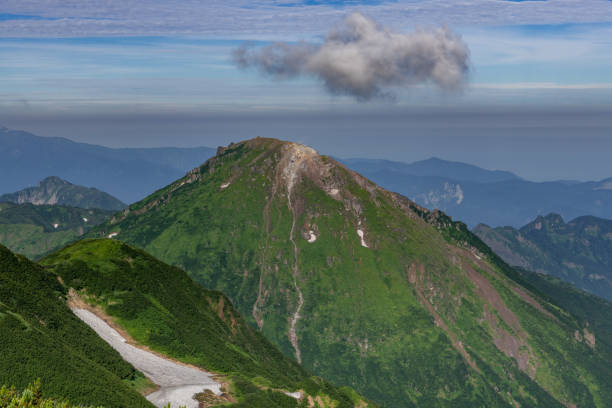 istock Mount Yakeyama seen from Mount Hiuchiyama 1323168691