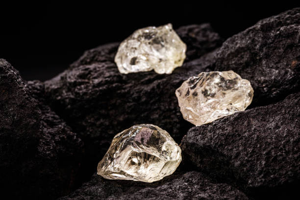 istock petalite, quartz crystal from which lithium is extracted, in mine, mining cocneite 1323182179