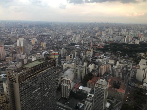 istock Sao Paulo downtown aerial view 1323189854