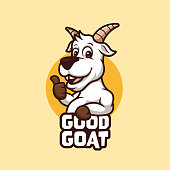 istock Goat creative cartoon mascot design 1323200732
