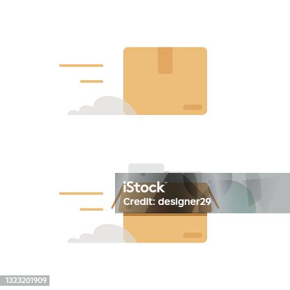 istock Delivery Icon. 1323201909