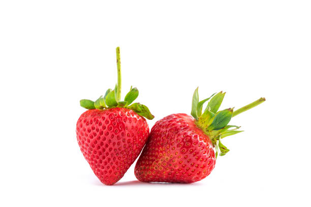 Fresh natural Strawberry isolated on white background
