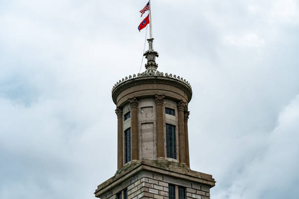 budynek kapitolu stanu tennessee - tennessee nashville capital government zdjęcia i obrazy z banku zdjęć