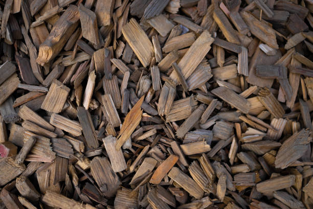 istock Wood Sawdust Background. Wood Chip Texture. 1323205985