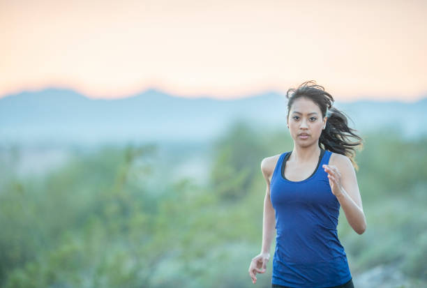 istock Active woman in the mountains 1323209202