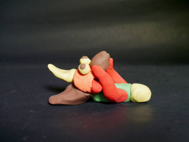 istock Clay made soft toys concepts 1323211317