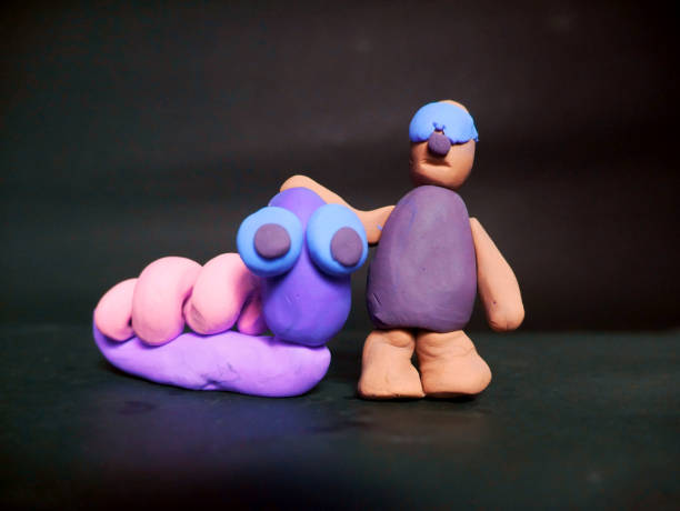 istock Clay made soft toys concepts 1323212103