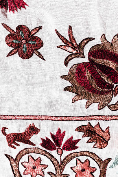istock Part of traditional Greek handmade tablecloth. 1323220525