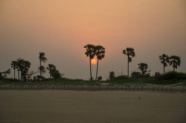 istock SUNSET AT MANDERMONI WEST BENGAL INDIA 1323228205