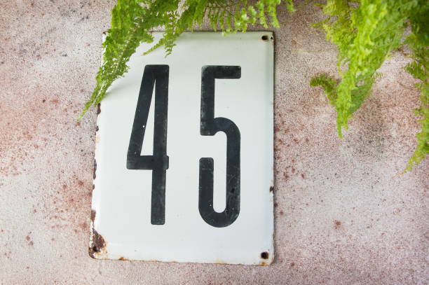 istock Old house number sign 1323235111
