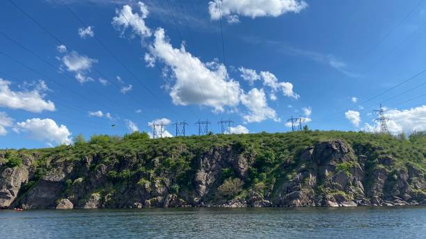 istock power lines 750 kV hazardous voltage 1323235240