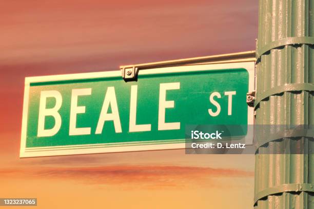 Beale Street Sign Stock Photo - Download Image Now - Music, Tennessee, Arts Culture and Entertainment