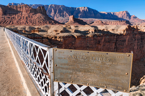 Old Navajo Bridge, Marble Canyon, Arizona, USA